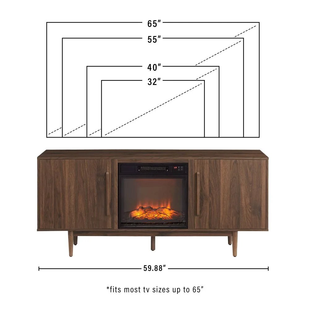 Liam Fireplace Tv Stand For 65″ Tv