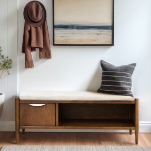 Arcadia Accent Bench with Storage and Upholstered Cushion from INK+IVY in Walnut Brown. Arcadia Accent Bench with Storage and Upholstered Cushion from INK+IVY in Walnut Brown. Arcadia Accent Bench with Storage and Upholstered Cushion from INK+IVY in Walnut Brown. Arcadia Accent Bench with Storage and Upholstered Cushion from INK+IVY in Walnut Brown. Arcadia Accent Bench with Storage and Upholstered Cushion from INK+IVY in Walnut Brown.