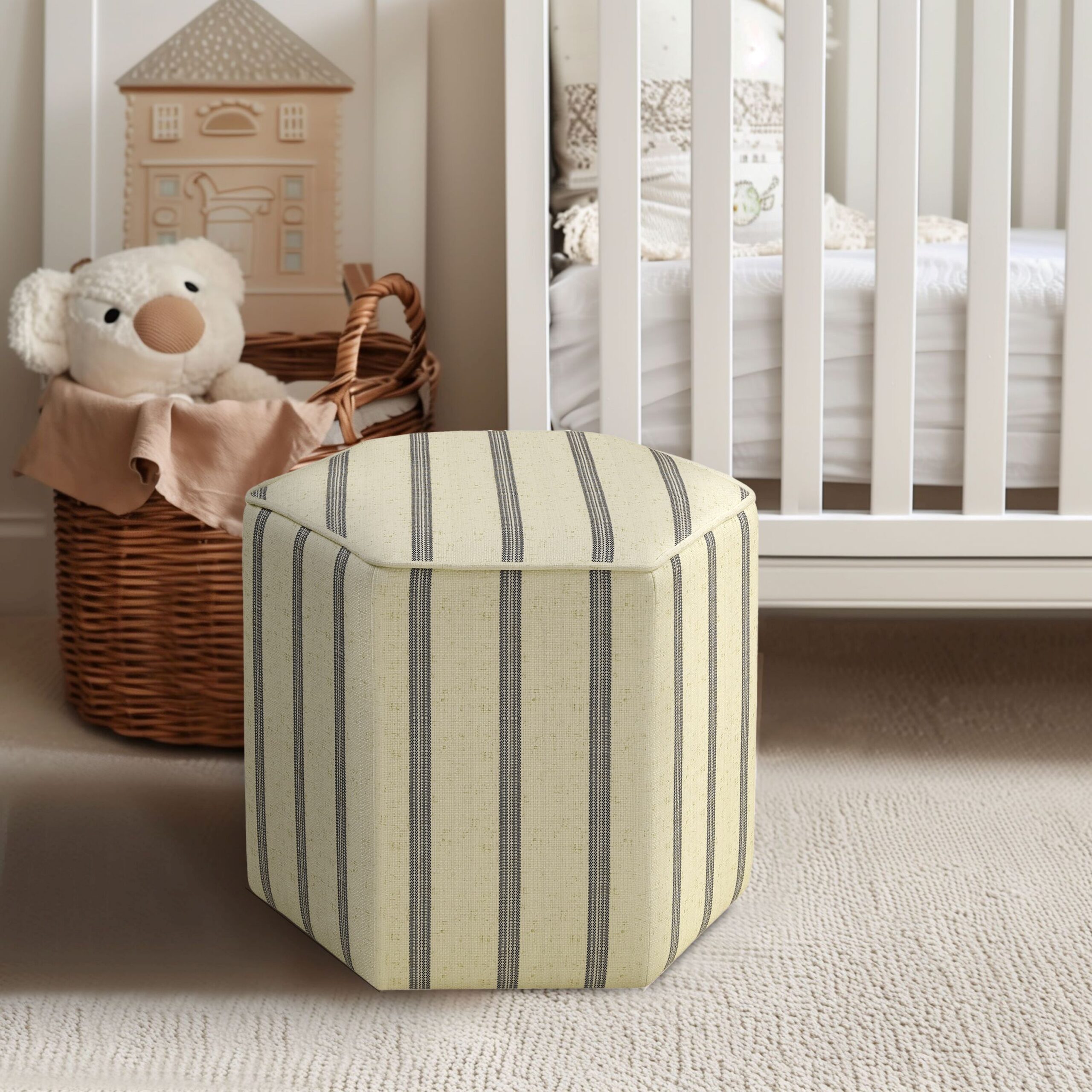 Ellen Accent Ottoman
