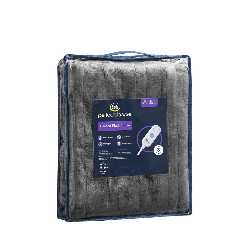 Plush Heated Throw