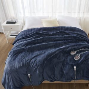 Heated Microlight to Berber Blanket from Beautyrest in  Indigo. Heated Microlight to Berber Blanket from Beautyrest in  Indigo. Heated Microlight to Berber Blanket from Beautyrest in  Indigo. Heated Microlight to Berber Blanket from Beautyrest in  Indigo. Heated Microlight to Berber Blanket from Beautyrest in  Indigo.
