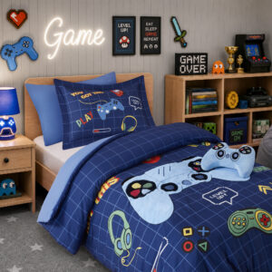 Game Comforter Set from Intelligent Design Kids in  Navy. Game Comforter Set from Intelligent Design Kids in  Navy. Game Comforter Set from Intelligent Design Kids in  Navy. Game Comforter Set from Intelligent Design Kids in  Navy. Game Comforter Set from Intelligent Design Kids in  Navy.