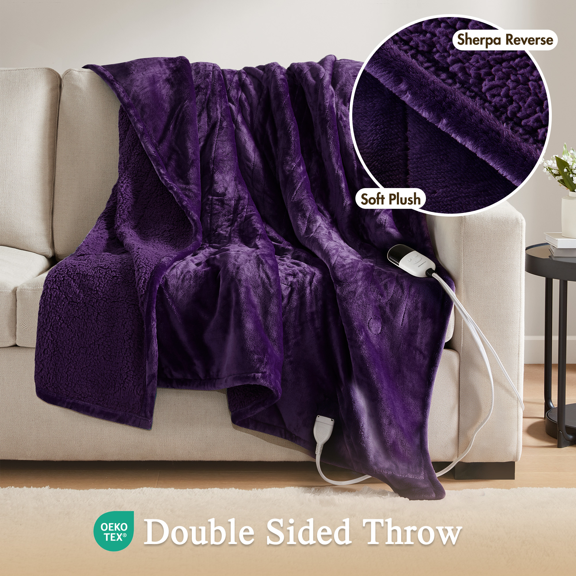 Heated Microlight to Berber Throw