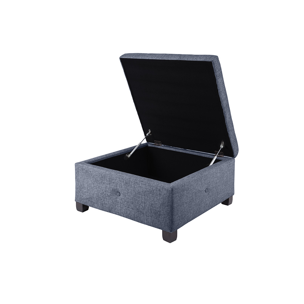 Della Upholstered Soft Close Ottoman