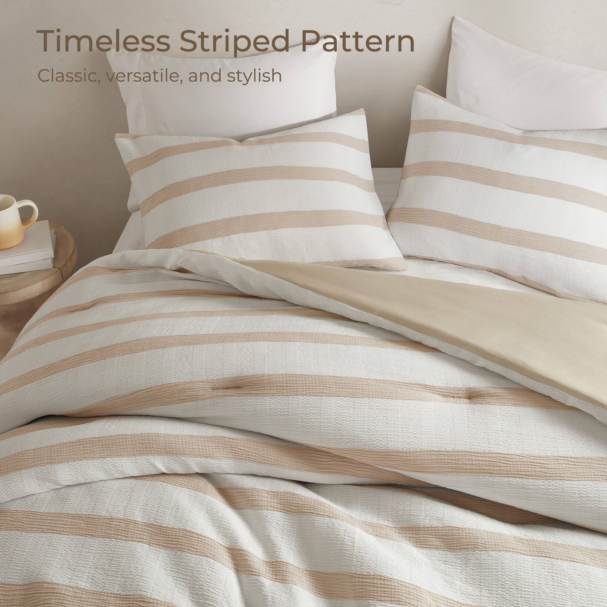 Merritt Yarn-dyed Striped Comforter