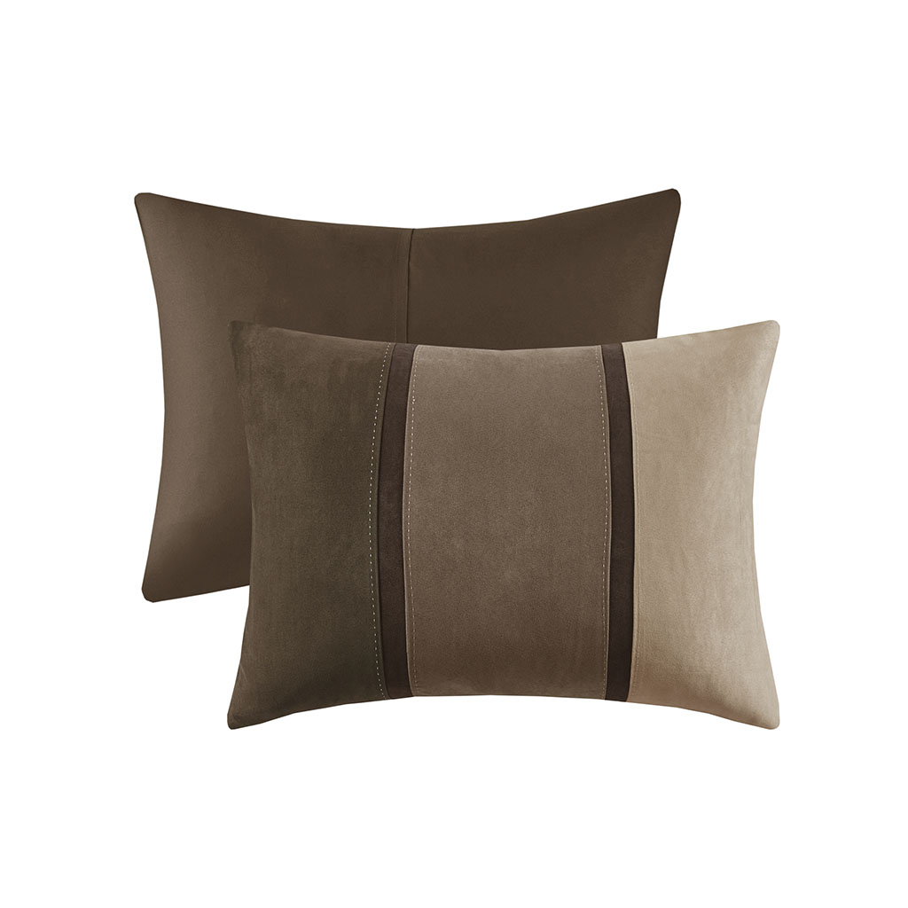 Palisades 7 Piece Faux Suede Comforter Set