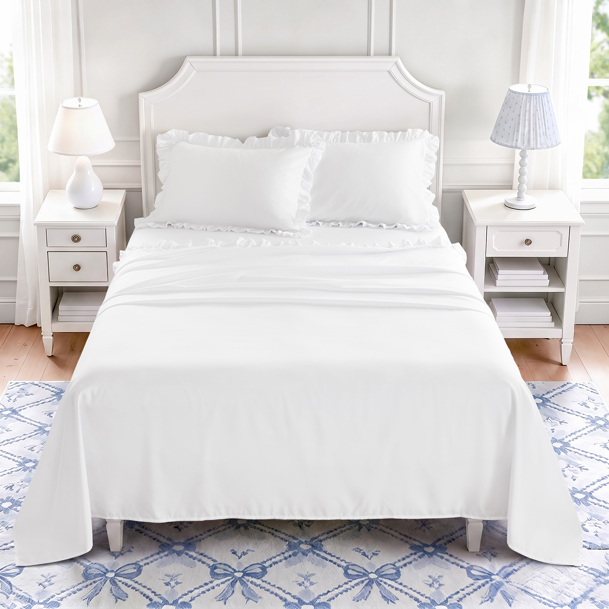 Microfiber Ruffle Sheets