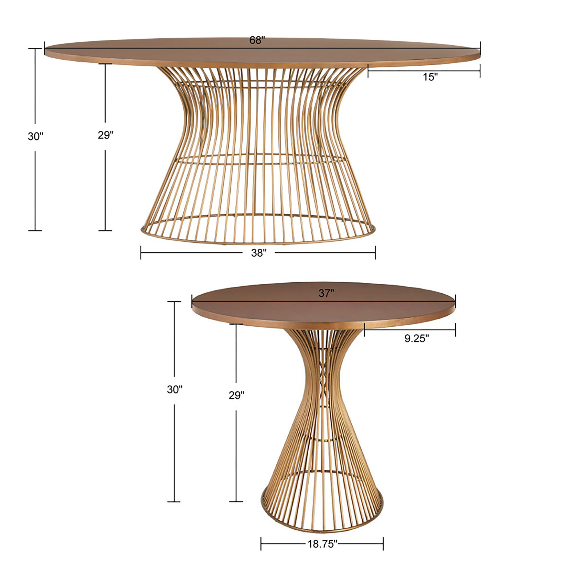 Mercer Oval Dining Table