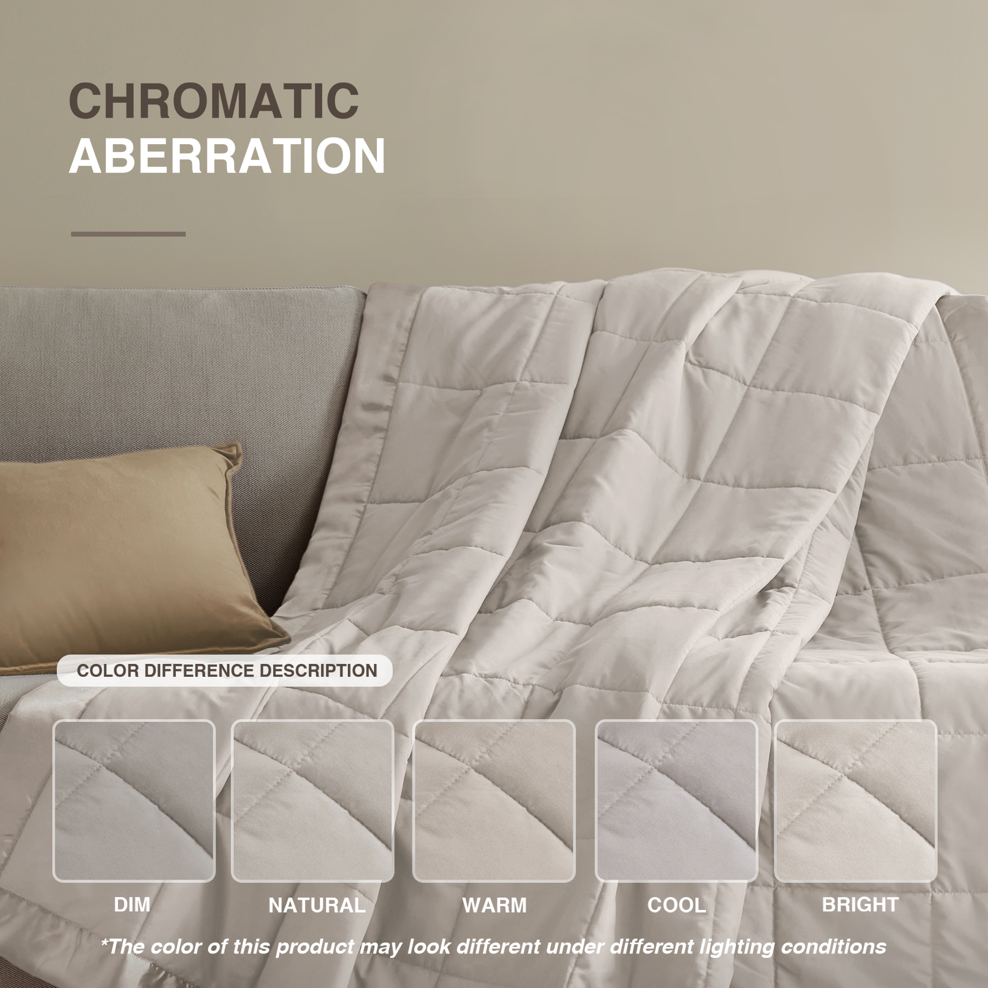 Windom Lightweight Down Alternative Blanket with Satin Trim