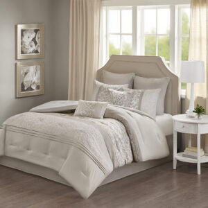 Ramsey Embroidered 8 Piece Comforter Set from 510 Design in  Neutral. Ramsey Embroidered 8 Piece Comforter Set from 510 Design in  Neutral. Ramsey Embroidered 8 Piece Comforter Set from 510 Design in  Neutral. Ramsey Embroidered 8 Piece Comforter Set from 510 Design in  Neutral. Ramsey Embroidered 8 Piece Comforter Set from 510 Design in  Neutral.