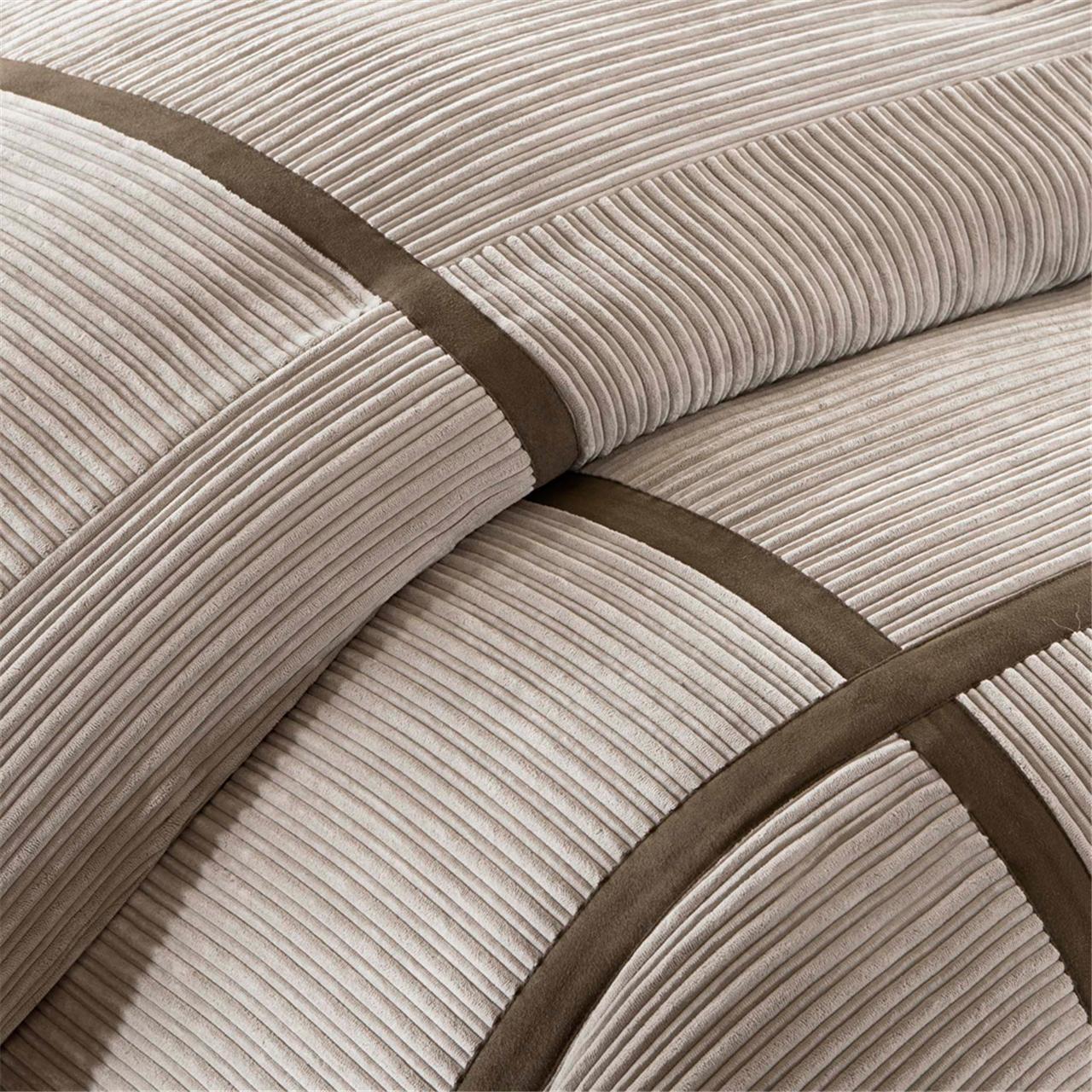 Dallas 7 Piece Micro Corduroy Comforter Set