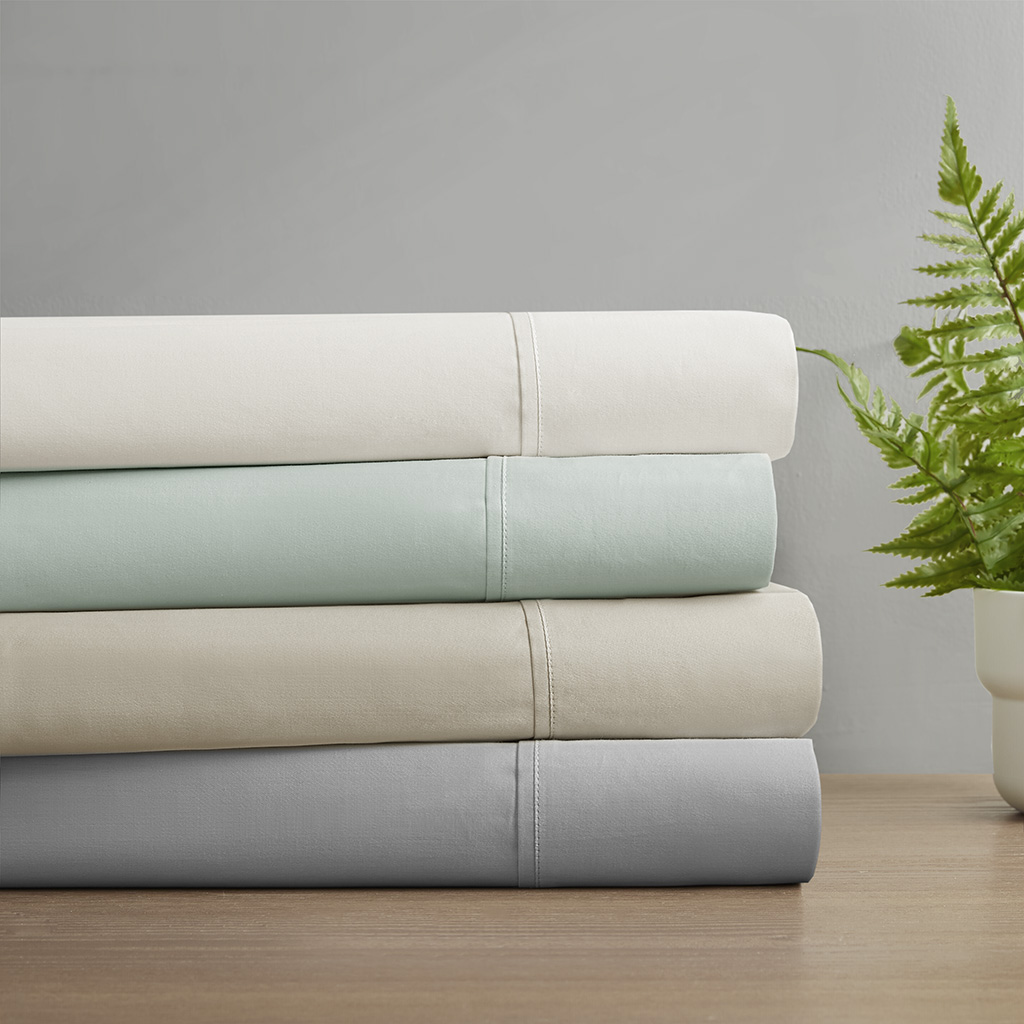 300 Thread Count 100% Organic Cotton Deep Pocket Sheet Set