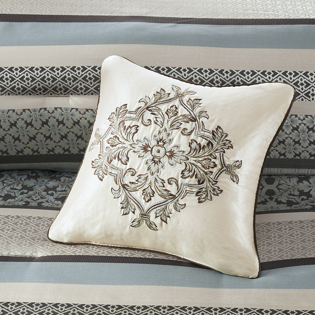 Princeton 7 Piece Jacquard Comforter Set