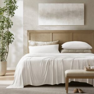 Cooling Stretch Jersey Sheet Set from Harbor House in  White. Cooling Stretch Jersey Sheet Set from Harbor House in  White. Cooling Stretch Jersey Sheet Set from Harbor House in  White. Cooling Stretch Jersey Sheet Set from Harbor House in  White. Cooling Stretch Jersey Sheet Set from Harbor House in  White.