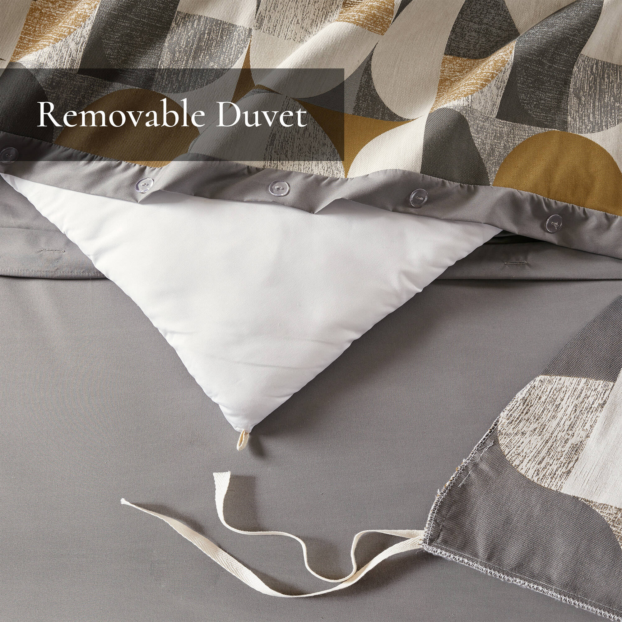 Cirque Jacquard Oversized Duvet Style Comforter Set