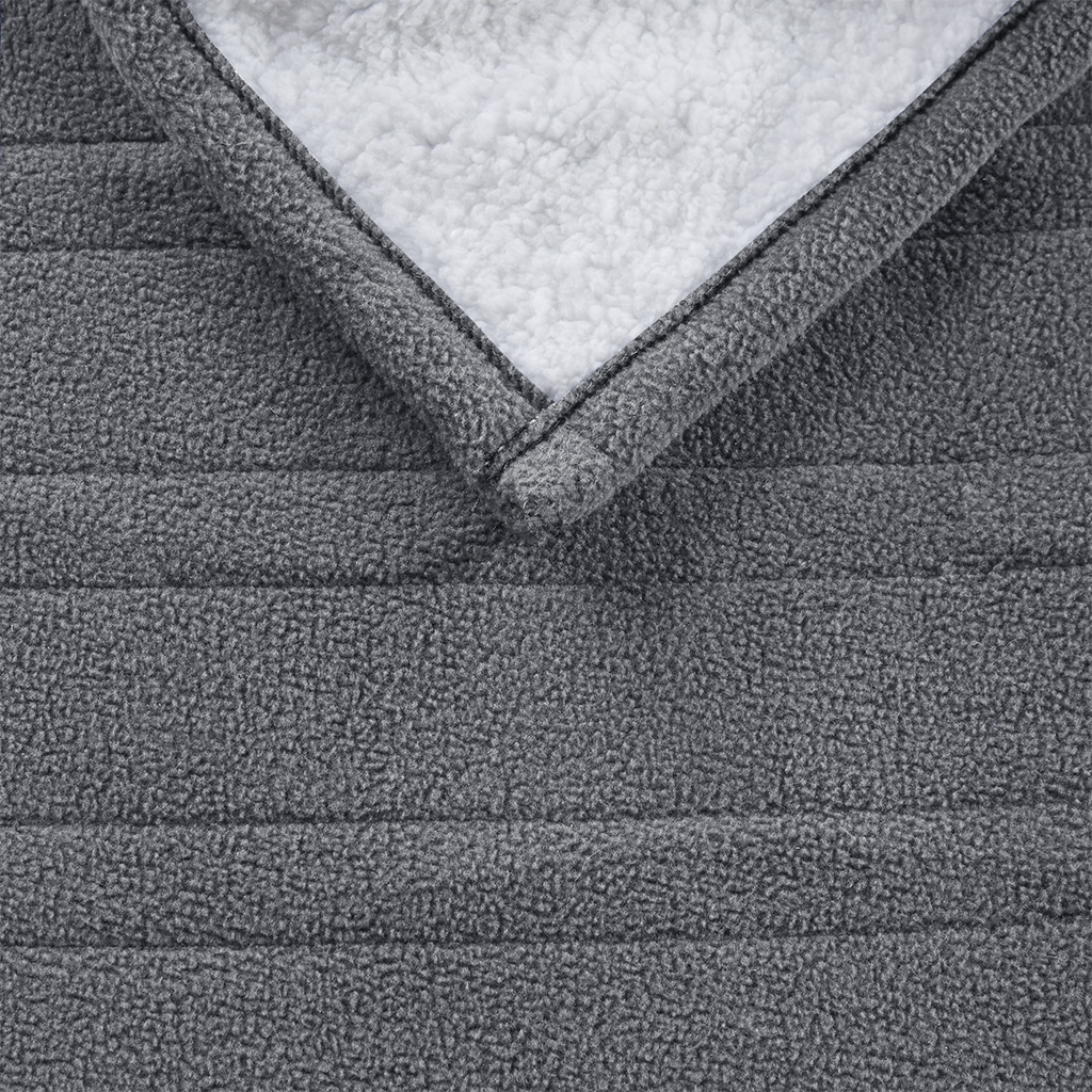 Fleece to Sherpa Heated Throw