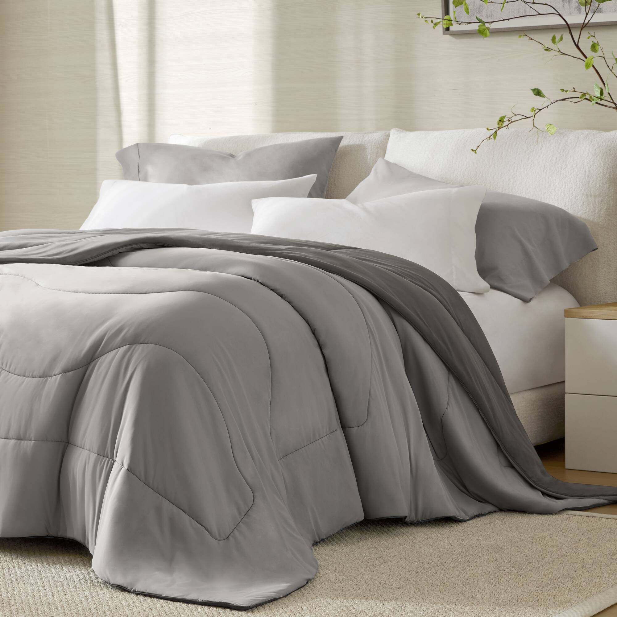 Cooling Reversible Tencel Comforter Blanket