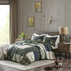 Mill Creek Oversized Cotton Quilt Set from Woolrich in  Green. Mill Creek Oversized Cotton Quilt Set from Woolrich in  Green. Mill Creek Oversized Cotton Quilt Set from Woolrich in  Green. Mill Creek Oversized Cotton Quilt Set from Woolrich in  Green. Mill Creek Oversized Cotton Quilt Set from Woolrich in  Green.