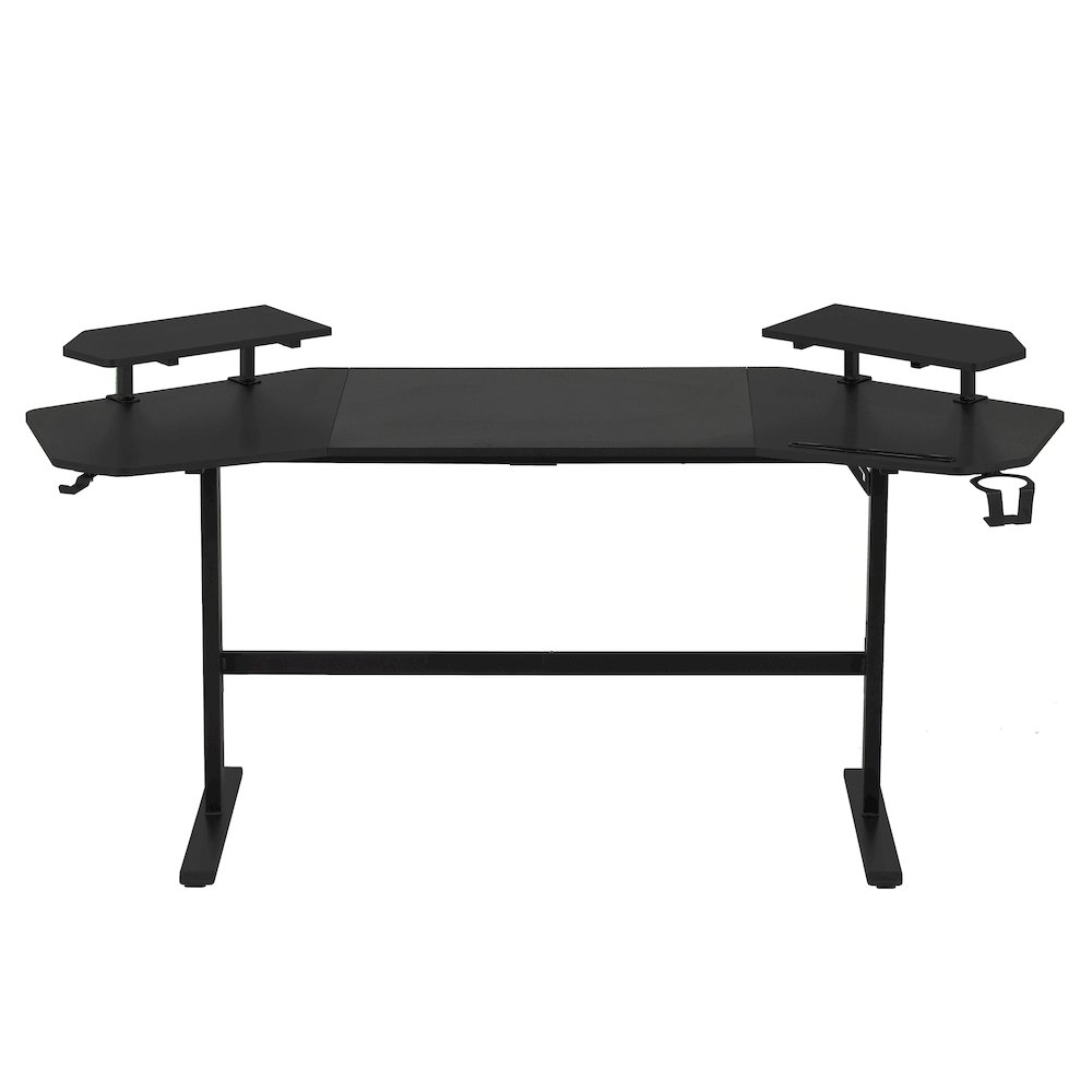 Gaming Desk with Shelves & Accessory Holder