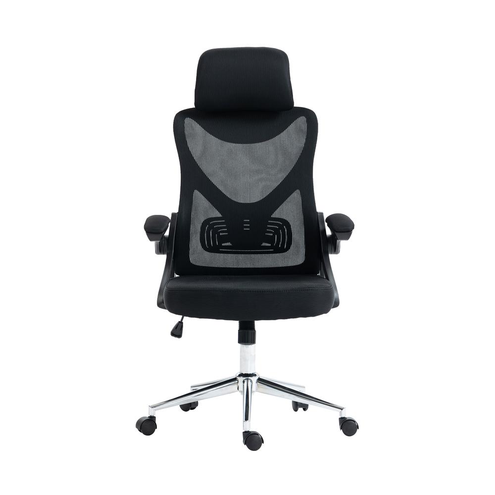 Office Chair with Lumbar Support & Adjustable Headrest