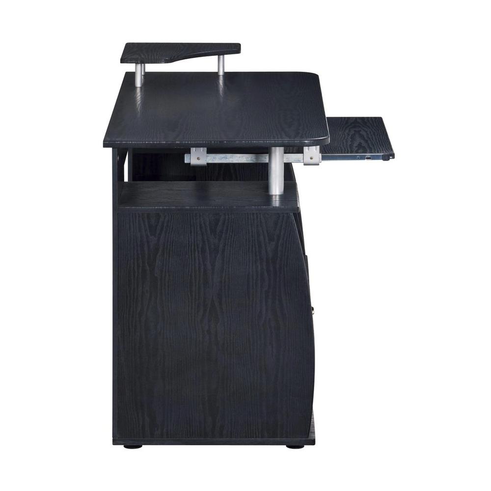 Complete Computer Workstation Desk With Storage. Color: Espresso