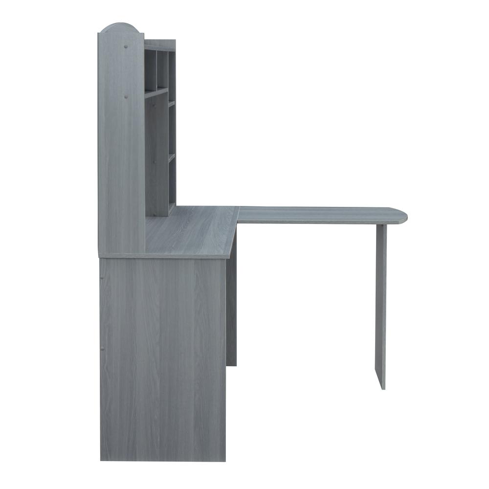 Techni Mobili Modern L-Shaped Desk with Hutch