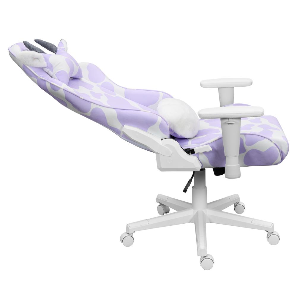 TS85 Lavender Print COW Series Gaming Chair