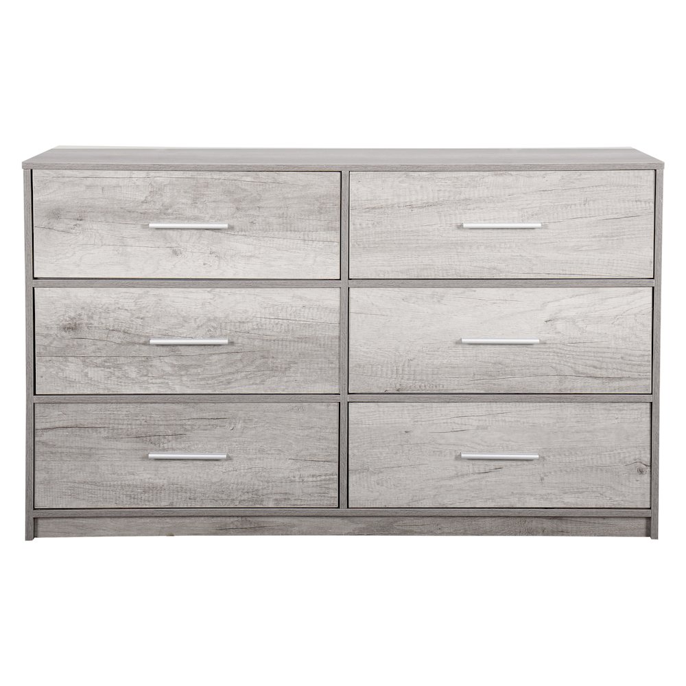6-Drawer Dresser with Large Fabric Drawers