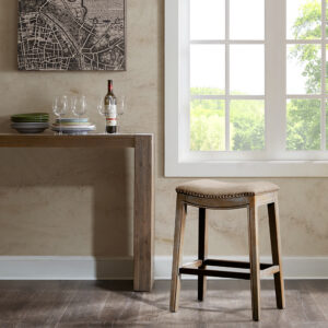 Belfast Saddle Counter Stool from Madison Park in Linen. Belfast Saddle Counter Stool from Madison Park in Linen. Belfast Saddle Counter Stool from Madison Park in Linen. Belfast Saddle Counter Stool from Madison Park in Linen. Belfast Saddle Counter Stool from Madison Park in Linen.