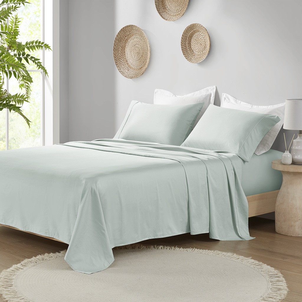300 Thread Count 100% Organic Cotton Deep Pocket Sheet Set