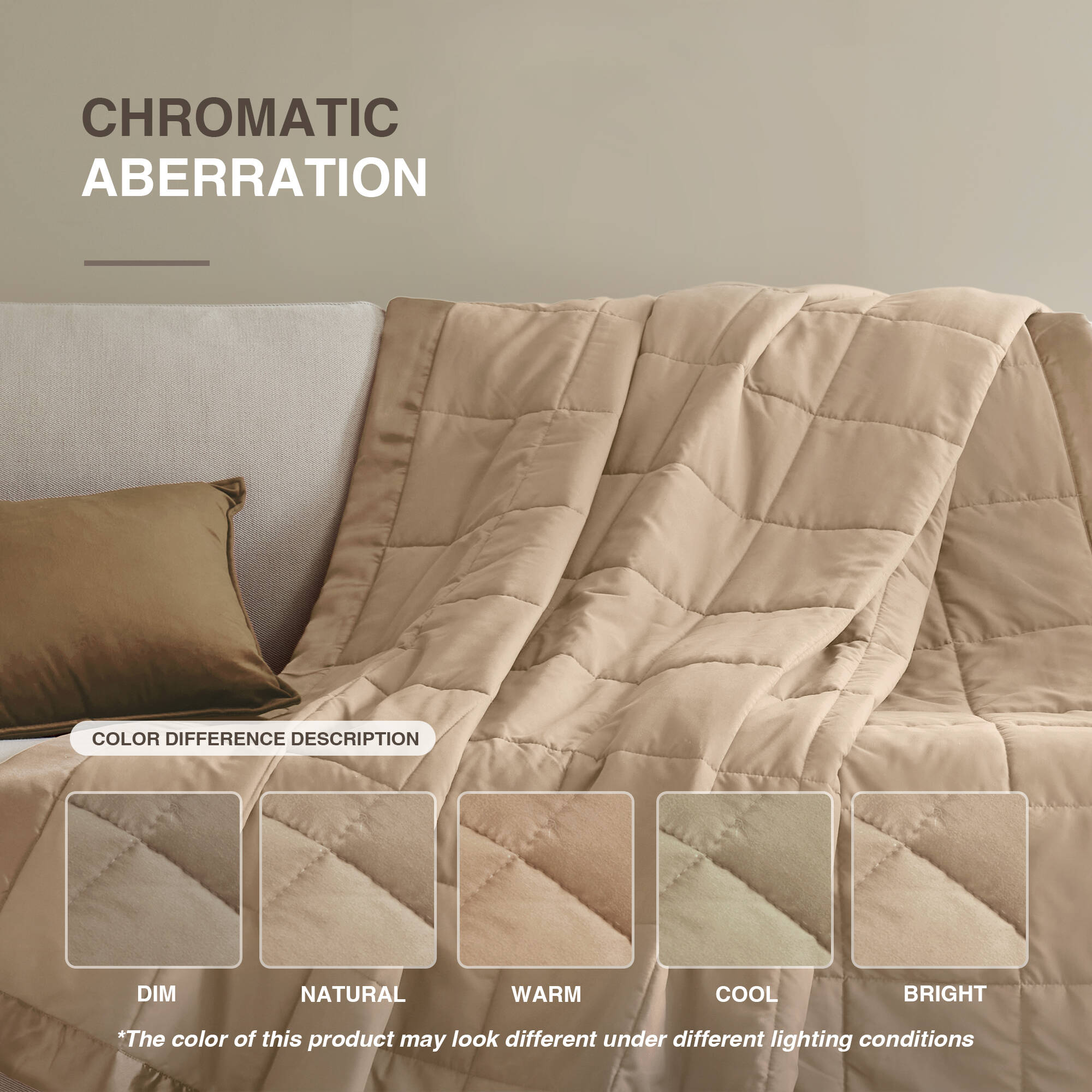 Windom Lightweight Down Alternative Blanket with Satin Trim