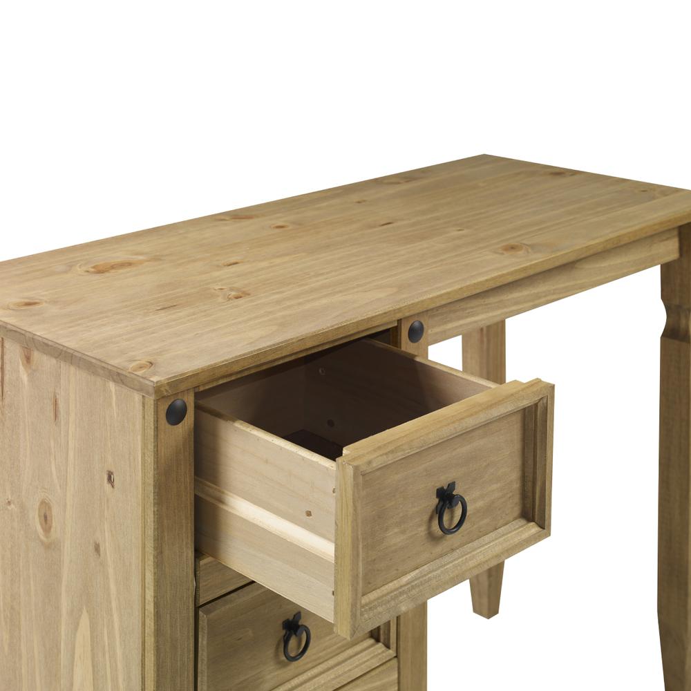 Model COR518 Cottage Series Wood Vanity/Desk in Corona Brown
