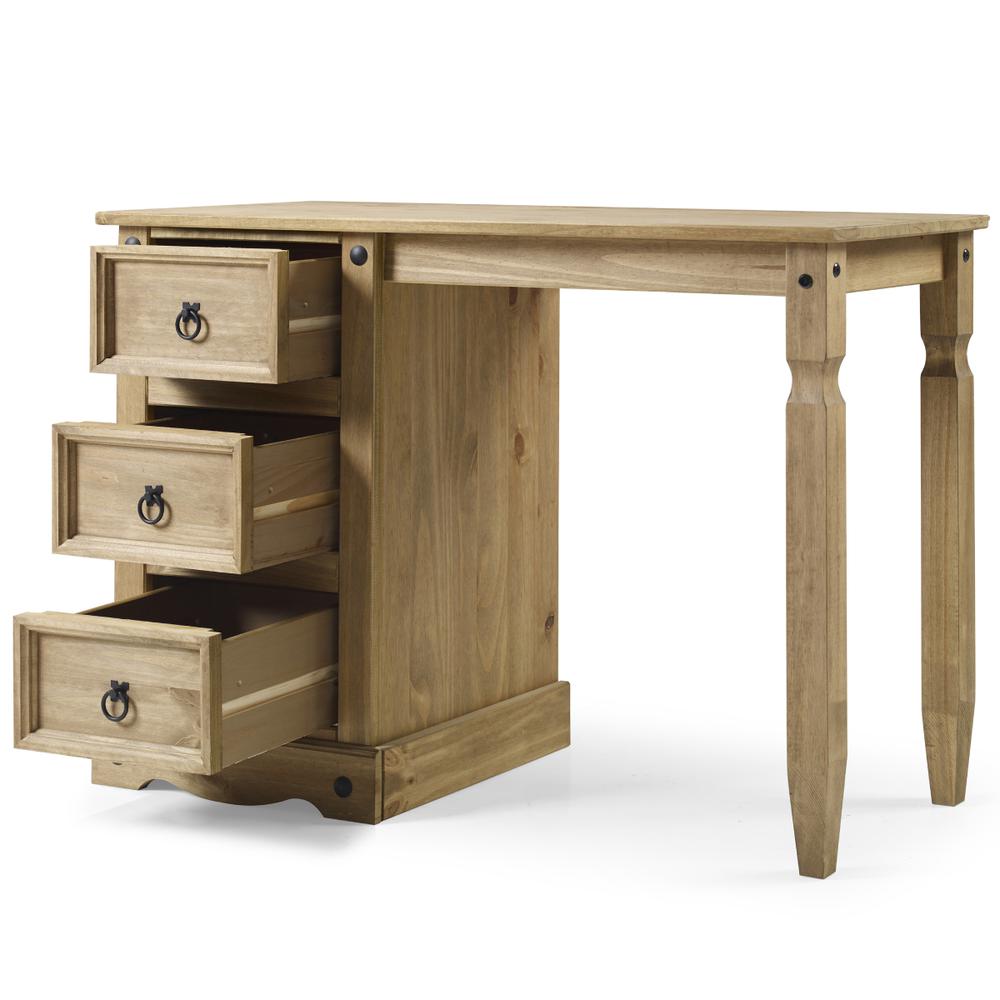 Model COR518 Cottage Series Wood Vanity/Desk in Corona Brown