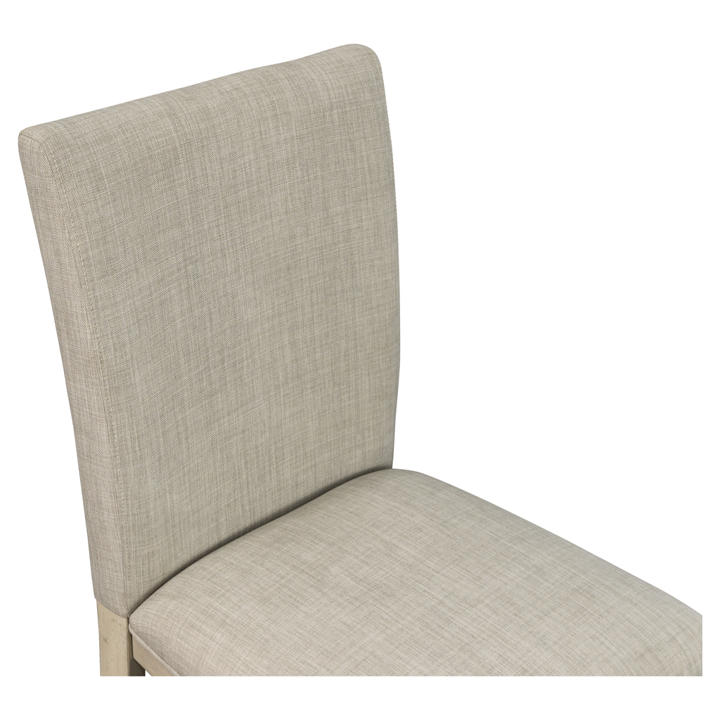 Fiona Upholstered Dining Chair with Turned Wood Legs Set of 2