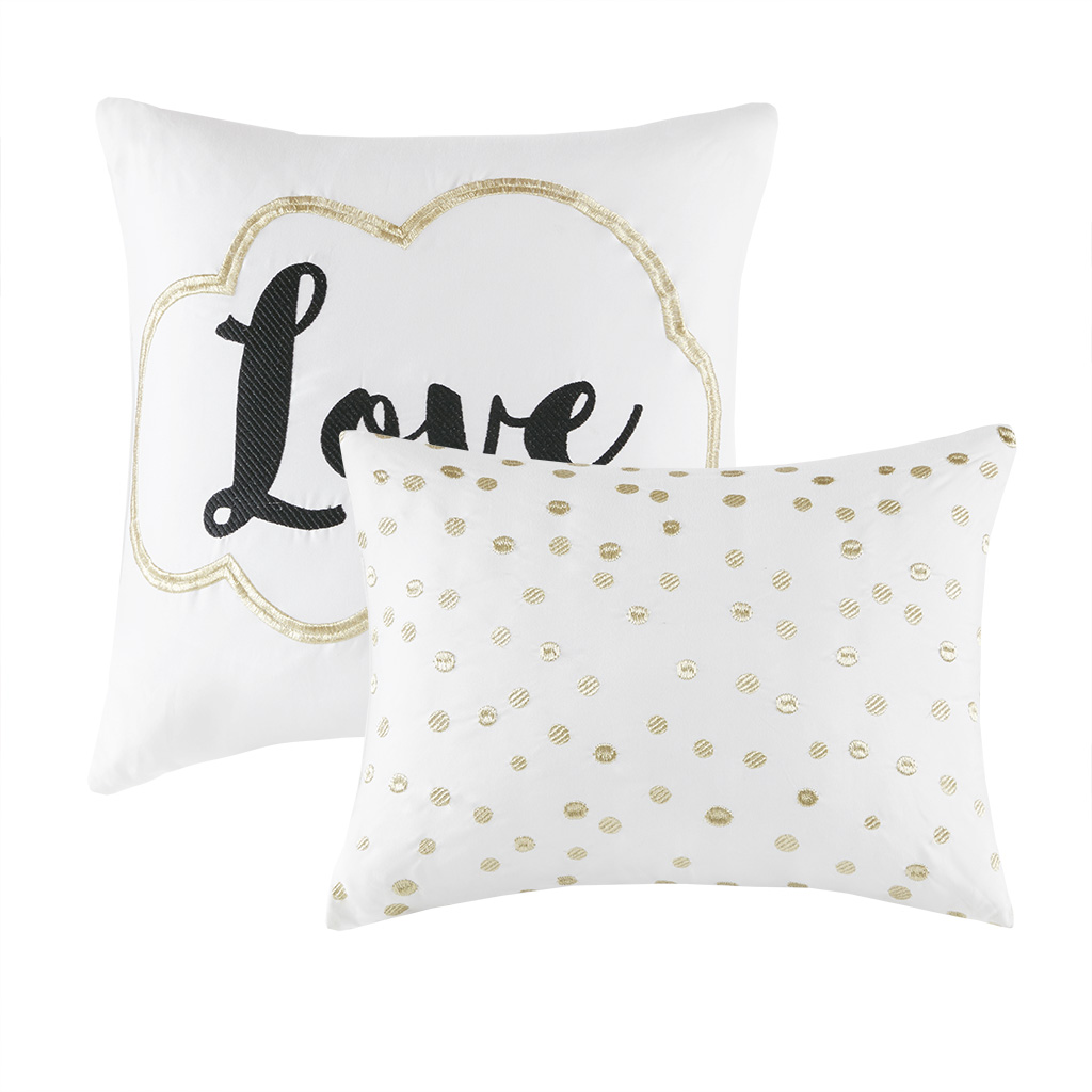 Raina Metallic Printed Comforter Set