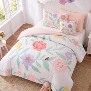 Floral Comforter Set from Intelligent Design Kids in  Pink. Floral Comforter Set from Intelligent Design Kids in  Pink. Floral Comforter Set from Intelligent Design Kids in  Pink. Floral Comforter Set from Intelligent Design Kids in  Pink. Floral Comforter Set from Intelligent Design Kids in  Pink.