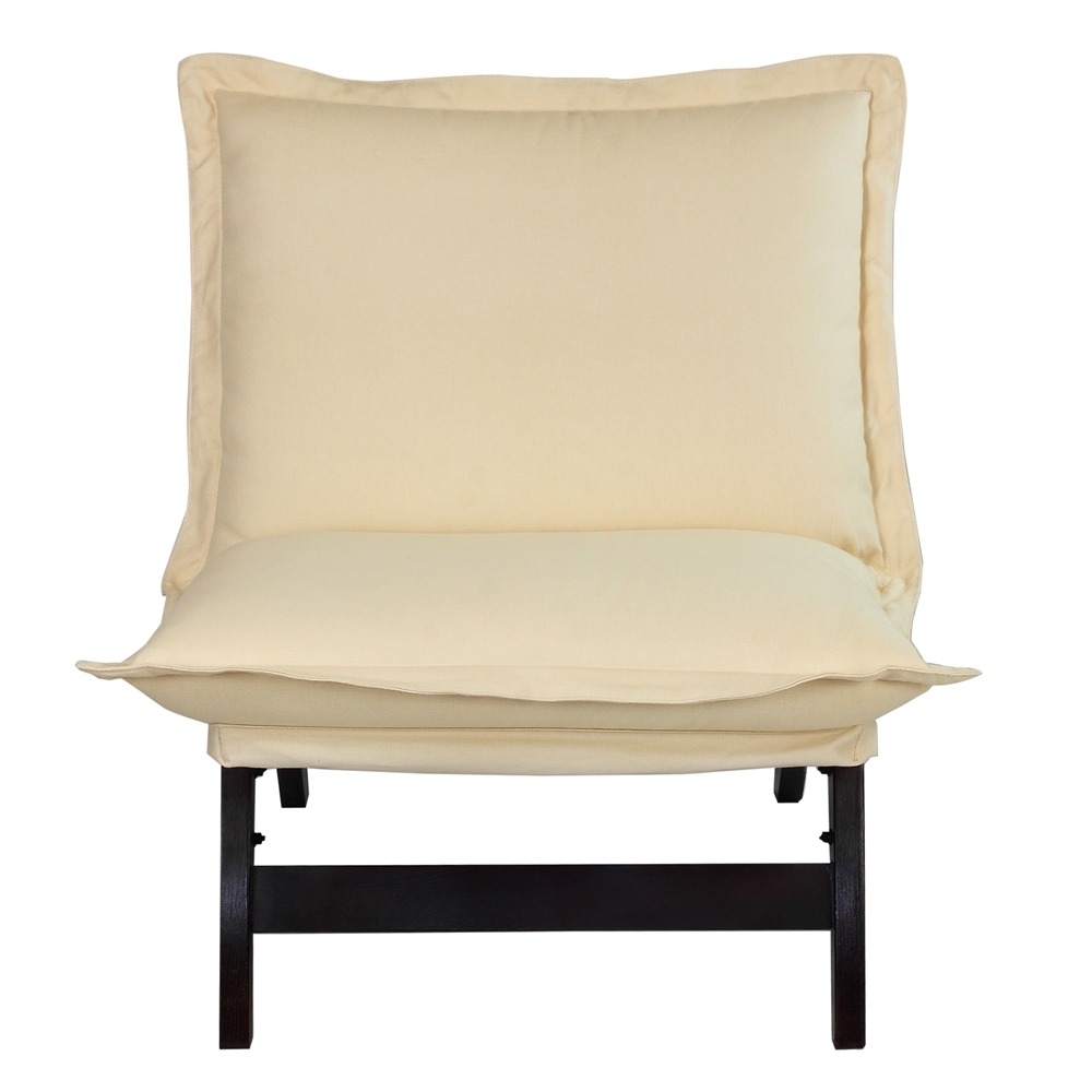 Casual Folding Lounger Chair-Espresso