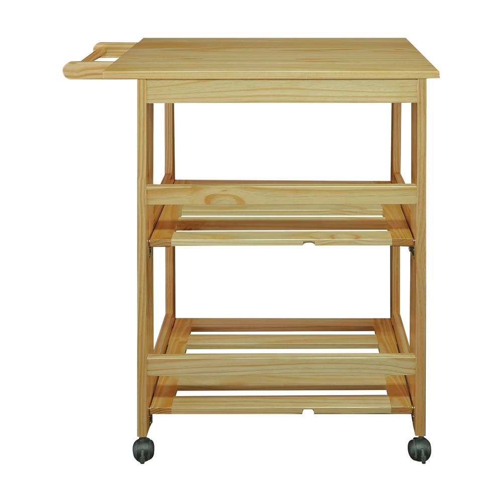 Trek Folding Kitchen Cart – Natural