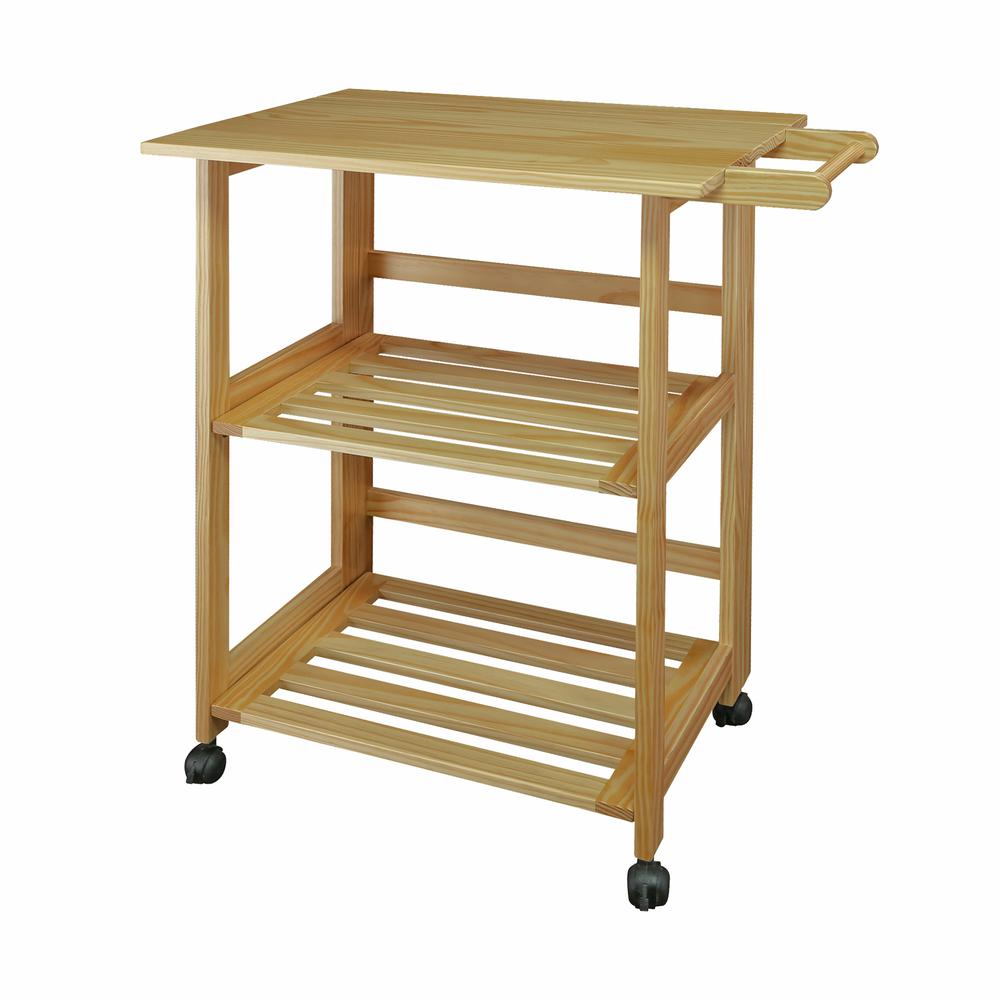 Trek Folding Kitchen Cart – Natural
