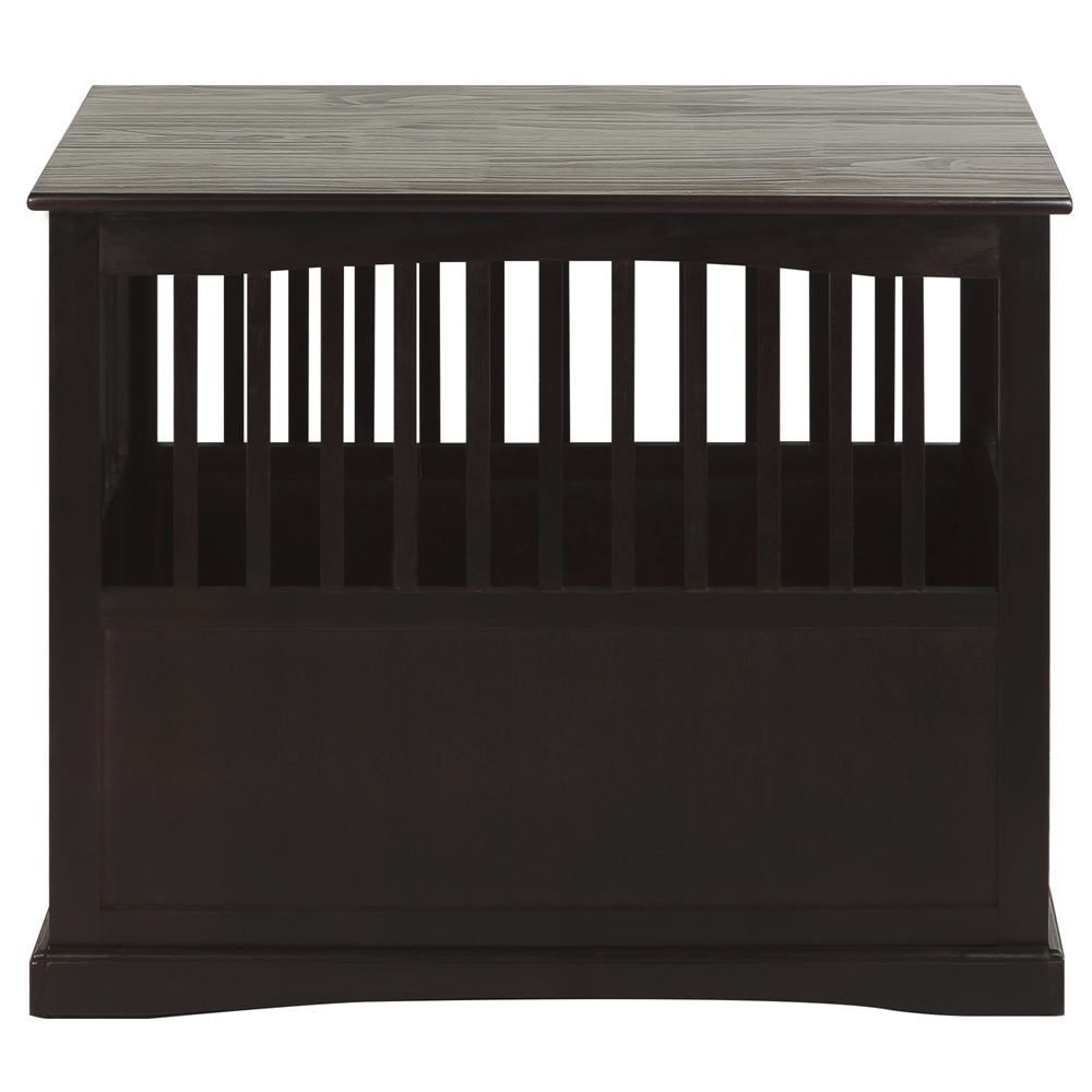 Pet Crate End Table-Espresso