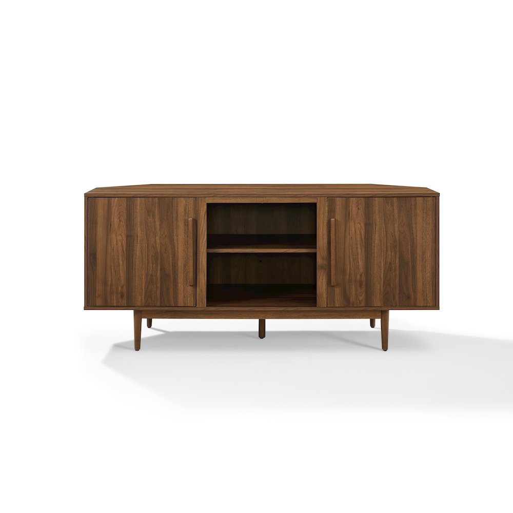 Liam Corner Tv Stand For 65″ Tv Walnut