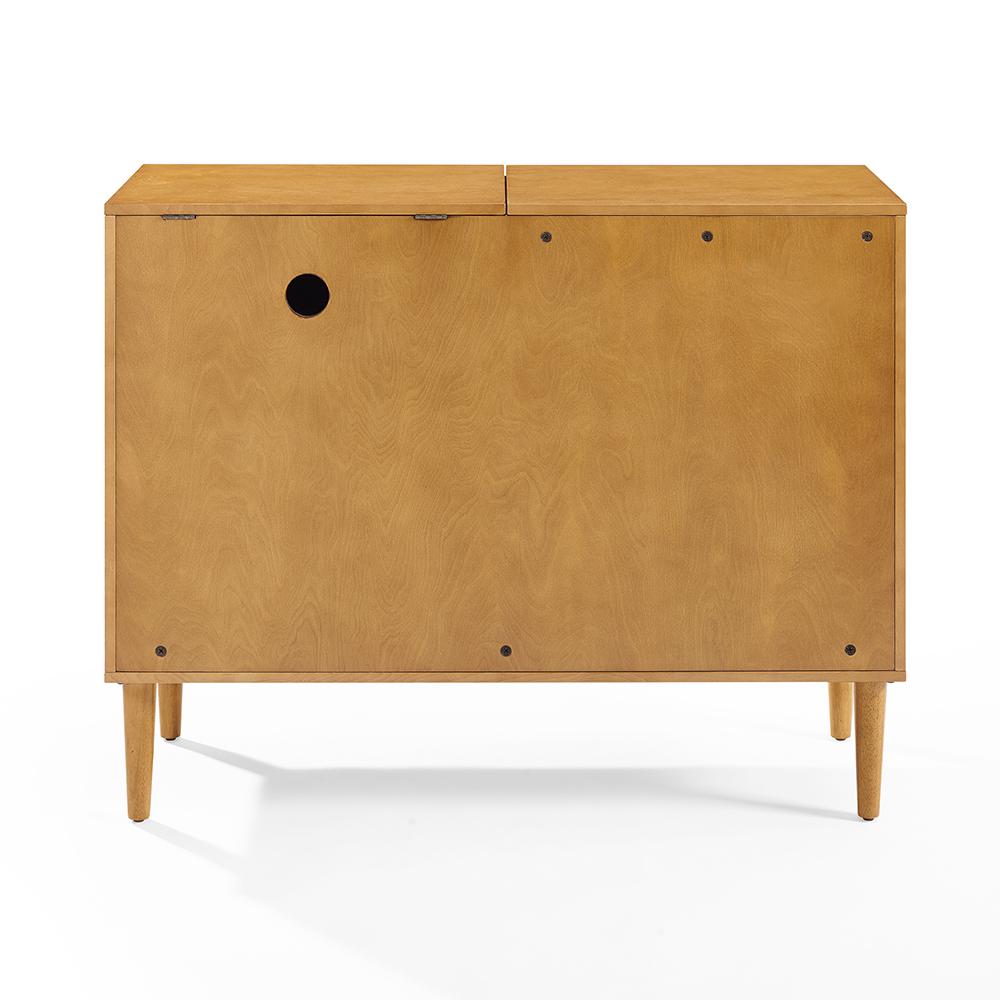 Everett Large Record Player Cabinet With Vinyl Storage