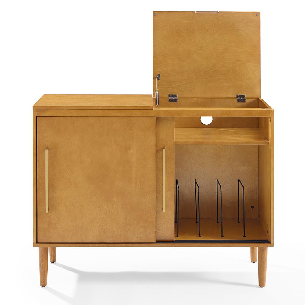 Everett Large Record Player Cabinet With Vinyl Storage