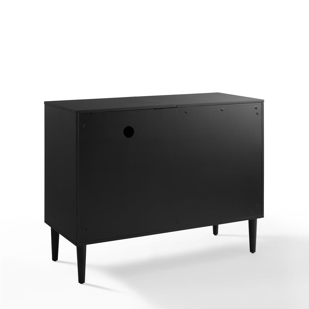 Everett Large Record Player Cabinet With Vinyl Storage