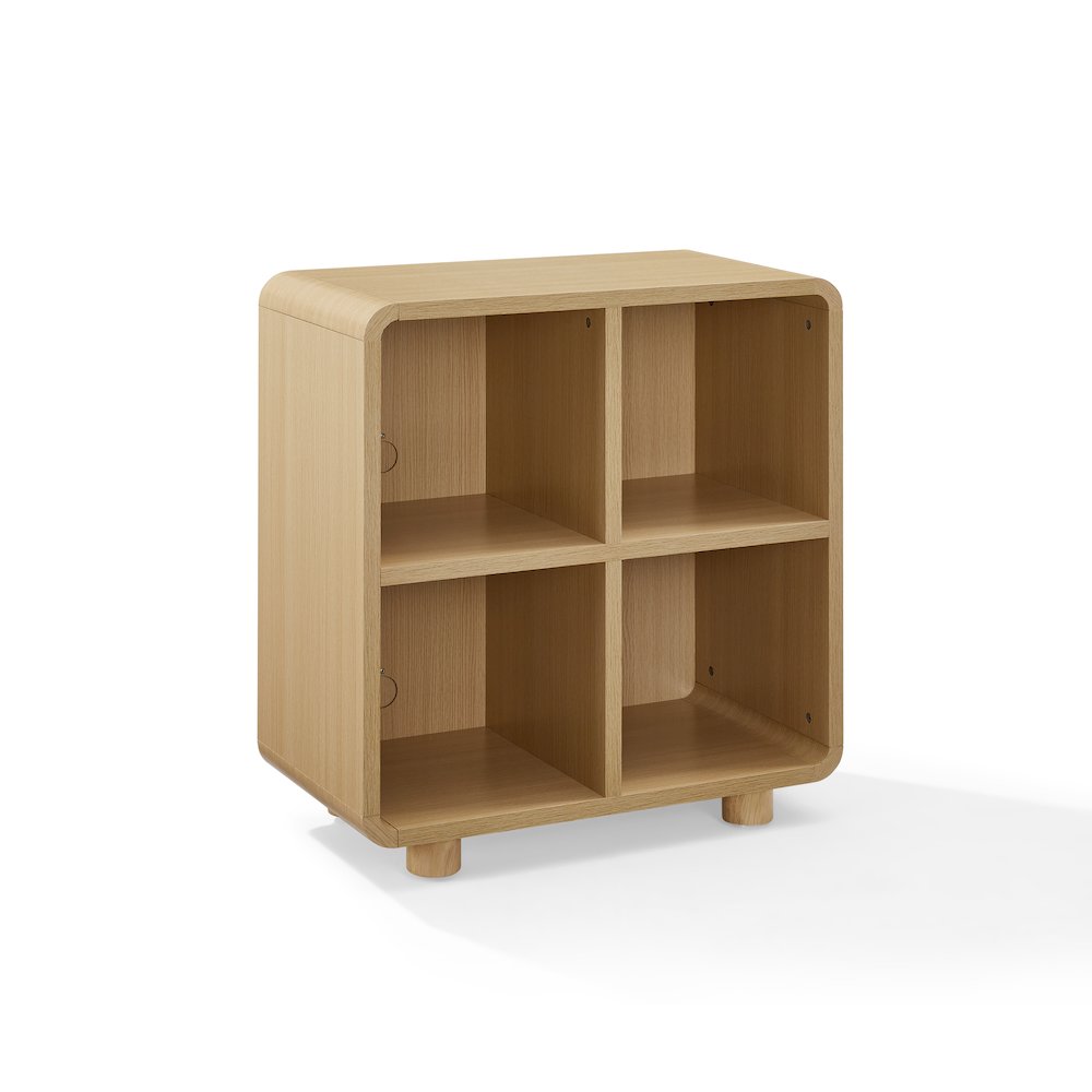 Zoe 4 Cube Record Player Stand With Vinyl Storage Ash