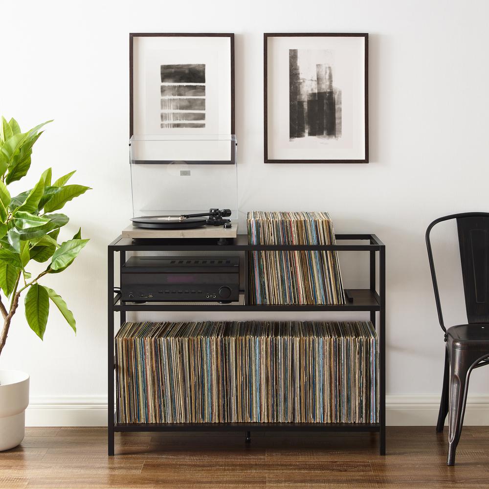 Provo Record Player Stand With Vinyl Storage