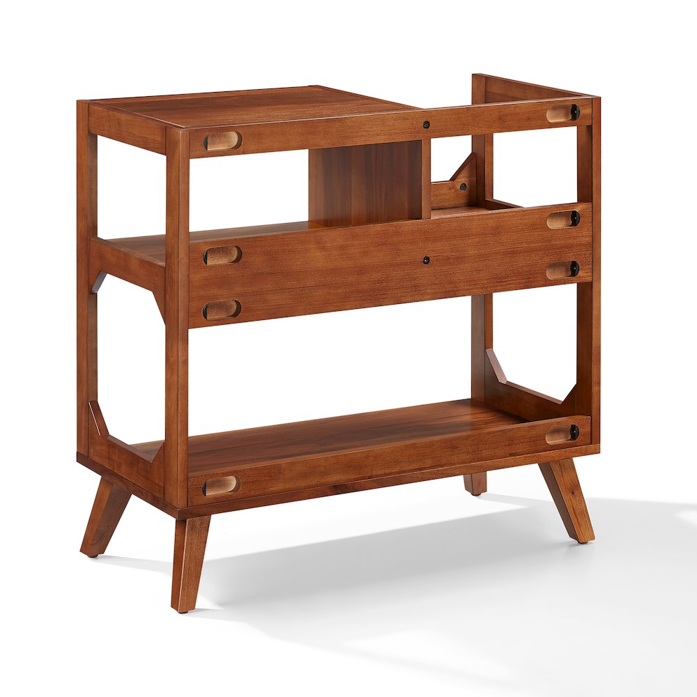 Asheville Medium Record Player Stand With Vinyl Storage
