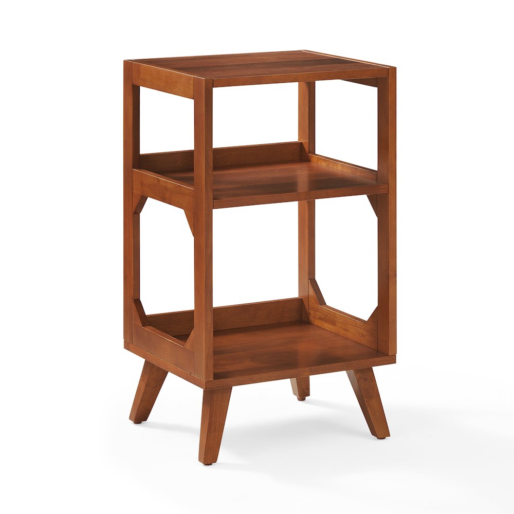 Asheville Small Record Player Stand With Vinyl Storage