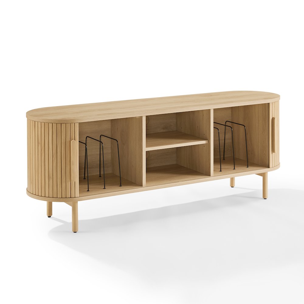 Ambrose Record Player Cabinet With Vinyl Storage