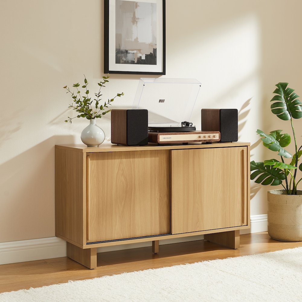 Gemma Medium Record Player Cabinet With Vinyl Storage
